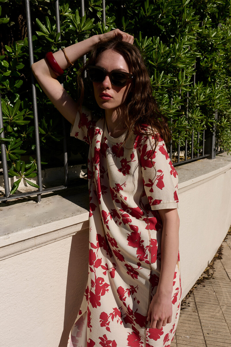 VESTIDO RAFA ROJO