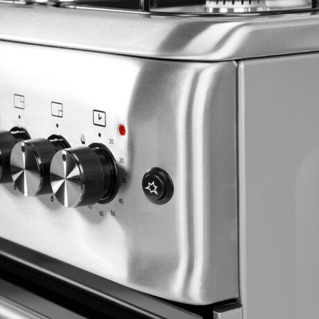 Cocina Combinada 4 Hornallas Gris con Grill Smartlife SL-KS5055C Cocina Combinada 4 Hornallas Gris con Grill Smartlife SL-KS5055C