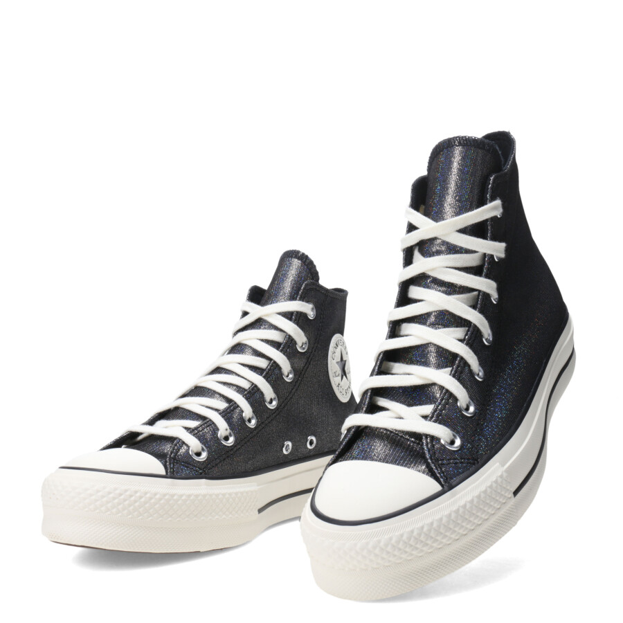 Championes de Mujer Converse Ctas Lift Hi Negro - Brillante