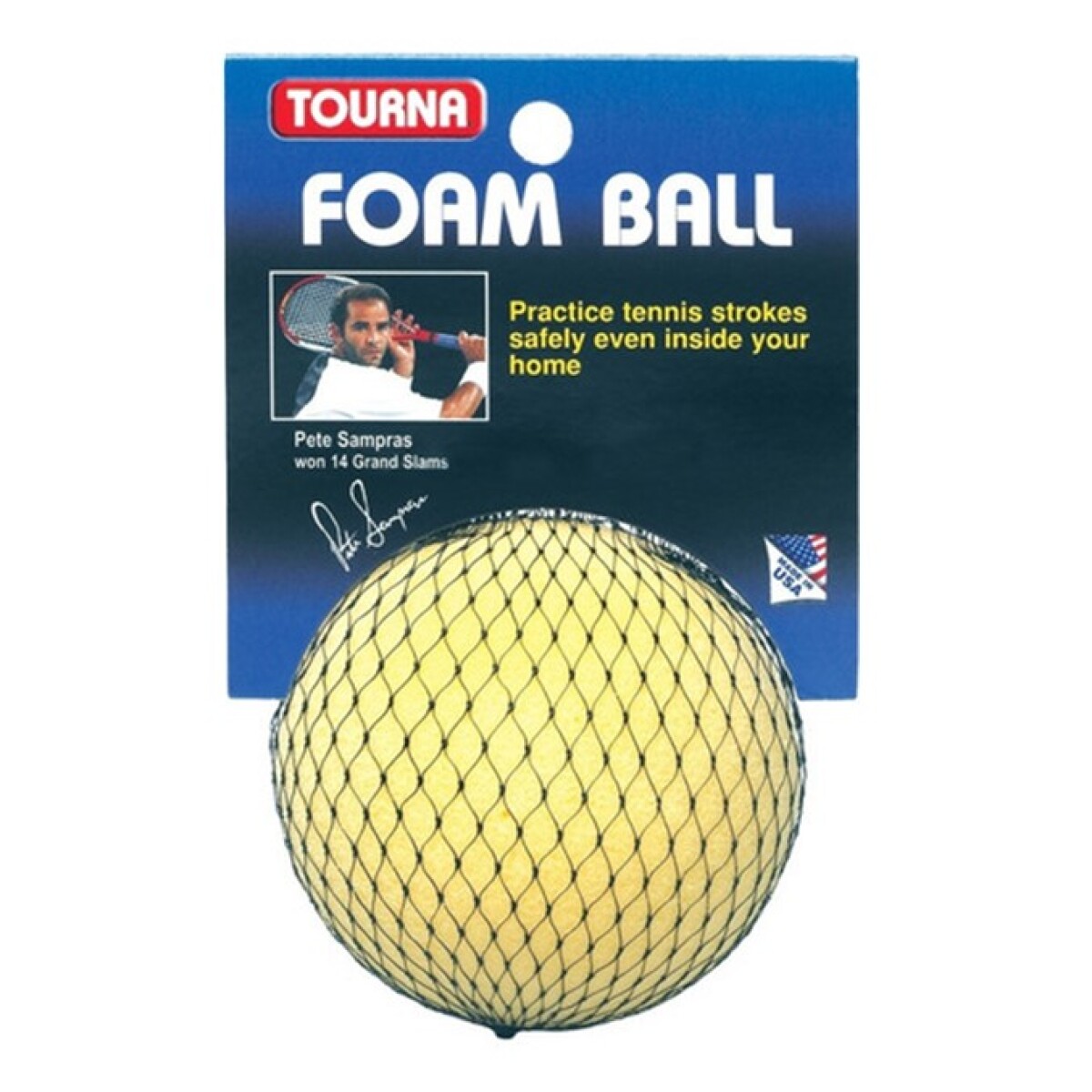 Pelota De Espuma Para Tenis Tourna Foam Tennis Ball - Amarilla 