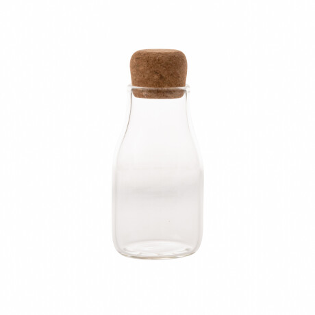 BOTELLA C/ TAPA VIDRIO TRANSPARENTE 150 ML