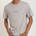 T-SHIRT M/C VERZ DIXIE Gris Claro