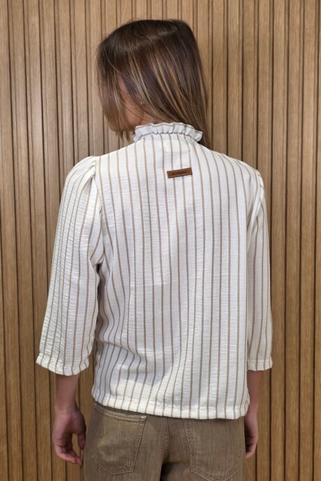 Camisa Carlita Raya Beige 3