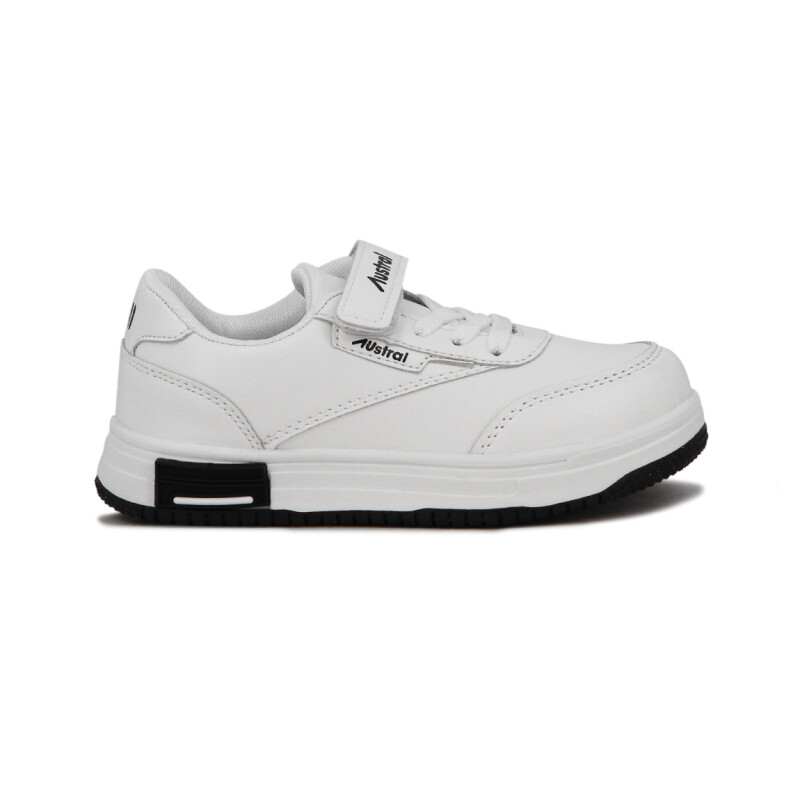 Austral Casual Deportivo Niños C/Cordones-Niño/a Blanco-Negro