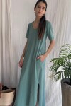 Vestido largo Lake Turquesa