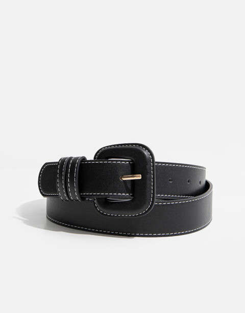 Cinturones y Fajas Cinturón Con Hebilla - Negro
