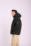 Campera de abrigo con velcro Negro