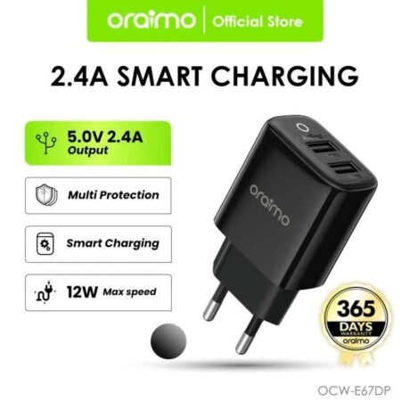 Cargador Dual Oraimo MicroUSB E67D+M53 V01