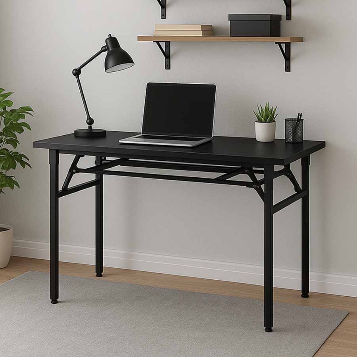 Escritorio plegable - Negro 