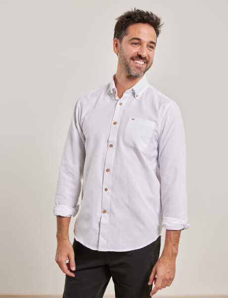 Camisa Harrington Label Blanco