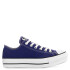 Championes Unisex Converse Chuck OX Plataforma Azul Marino