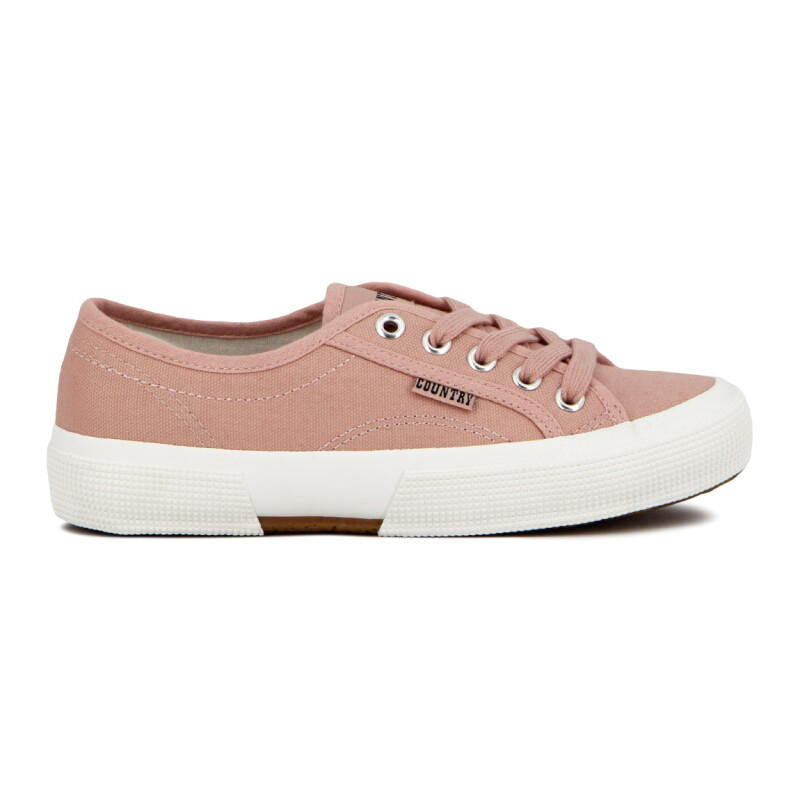 Country Long Beach Casual Mujer Acordonado - Old Pink Rosa Viejo