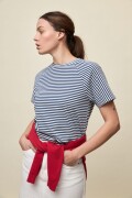 REMERA SCALA Blanco/Azul