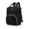 Bolso Mochila Maternal Bebe Resistente Impermeable Madre Negro