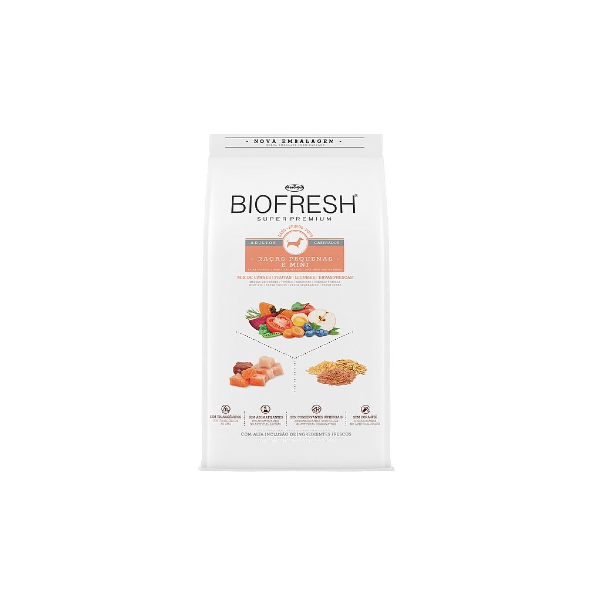 ALIMENTO PERROS BIOFRESH CASTRADOS RAZAS PEQUEÑAS 3KG 