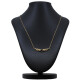 Cadena forcet oro 18k ,centro con zafiro azul tallado corazón Cadena forcet oro 18k ,centro con zafiro azul tallado corazón