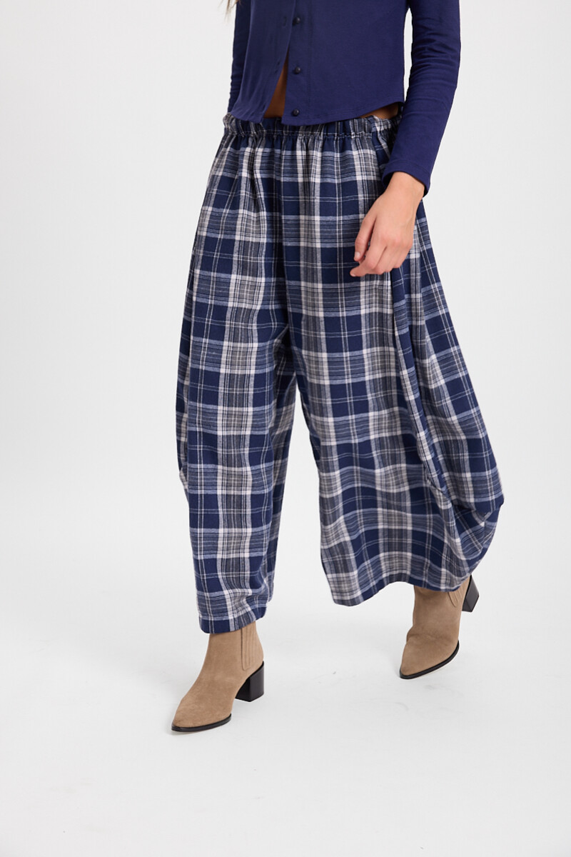 Pantalon Versatil Cuadrille Azul