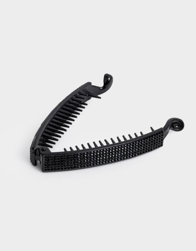 Bananas Classic Broche Banana Strass - Negro