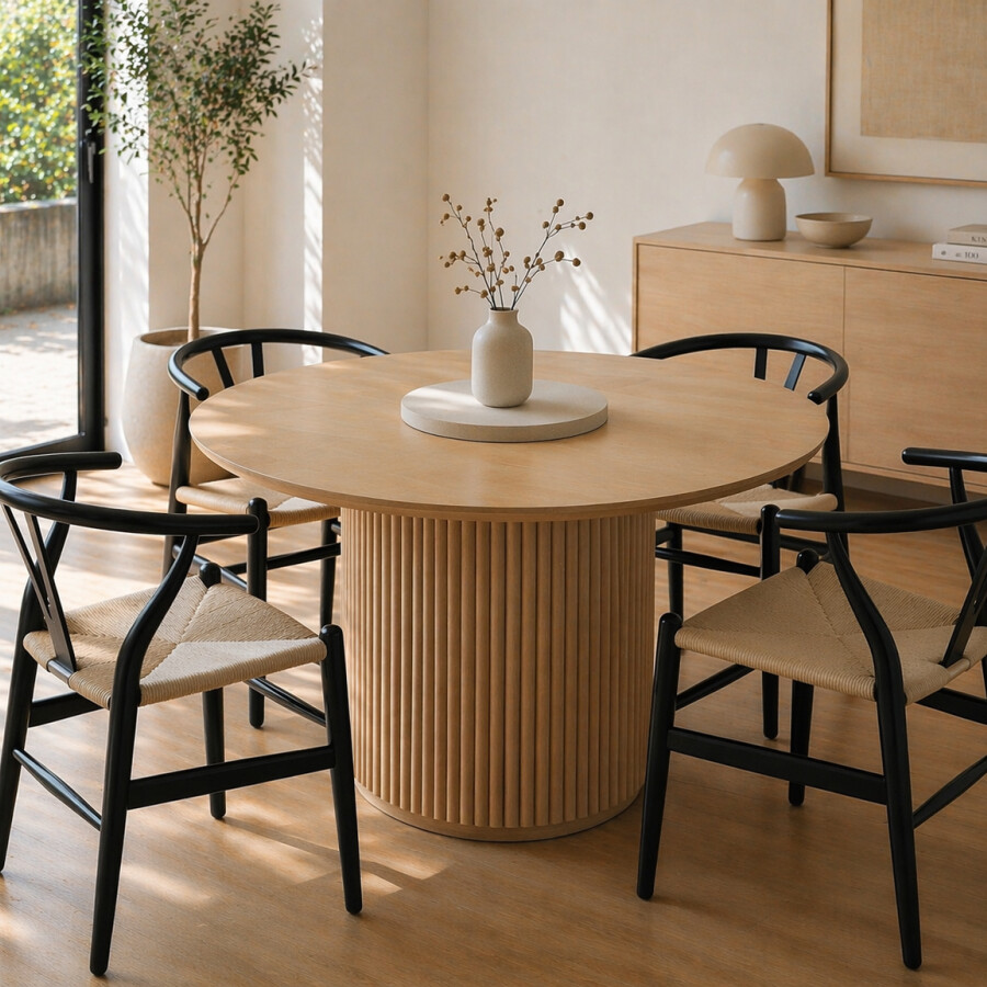 Silla Wishbone Black