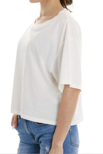 Camiseta crop Blanco