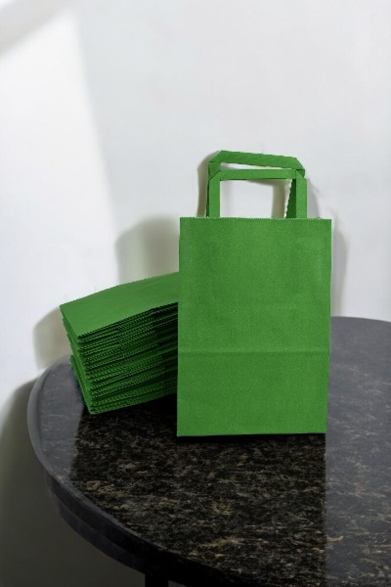 Pack x 50 - bolsa lisa 14x08x20 cm. - VERDE 