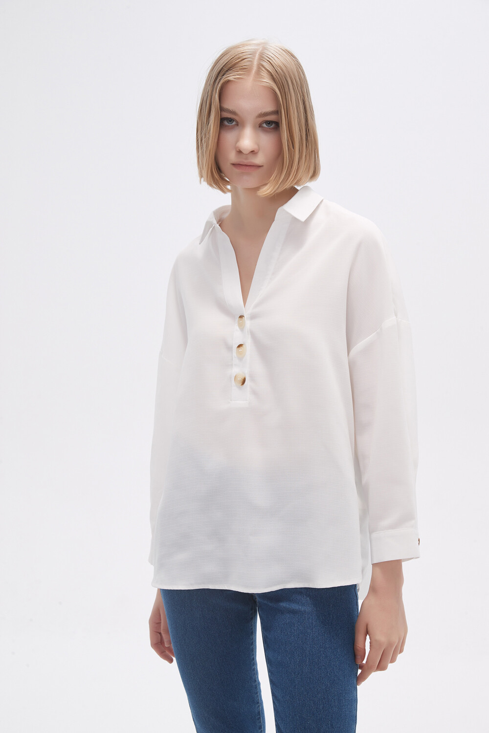Blusa Kansas Blanco