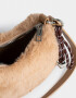 Bandoleras Bandolera Peluche Con Charm - Marron Beige