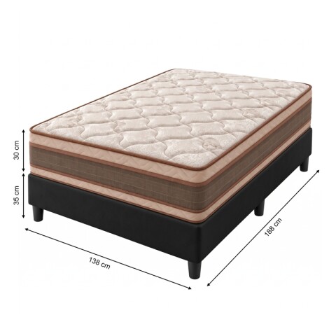 Sommier Base + Colchón EQUILIBRIO 138x188 cm