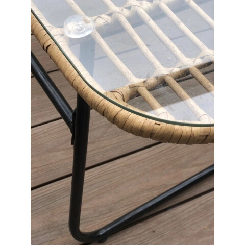 JUEGO DE JARDIN RATTAN SINTETICO 4 PIEZAS JUEGO DE JARDIN RATTAN SINTETICO 4 PIEZAS