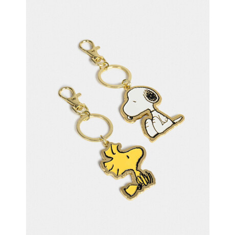 Set De Llaveros ''snoopy'' Combinacion Multicolor