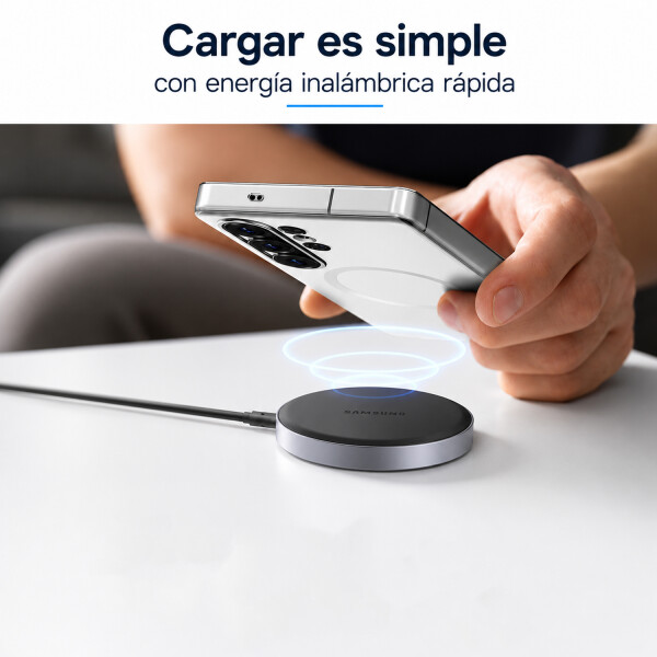 Cargador Samsung Inalámbrico Magnético 15w Qi2 CARGADOR SAMSUNG INALAMBRICO 15W QI2