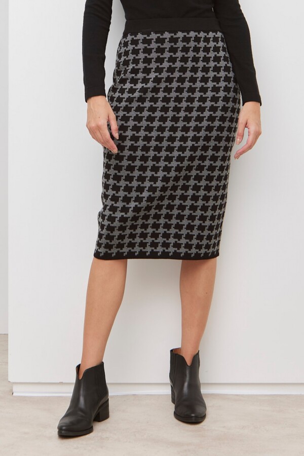 Falda Gales NEGRO/GRIS