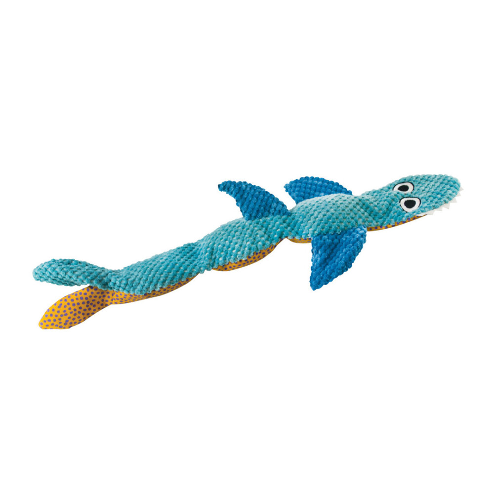 OUTWARD HOUND STUFFING-FREE TIBURÓN FLEXIBLE - AZUL L N/A