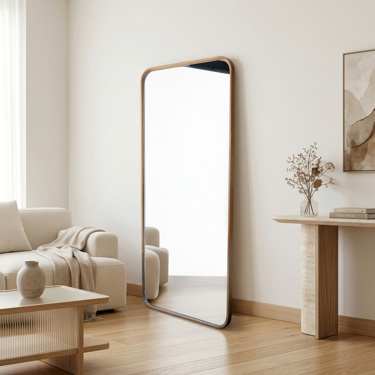 Espejo Palazzo - 180 x 80 - Madera Natural 