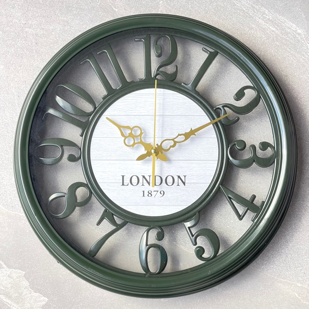 Reloj Pared Redondo London Green Ø 45cm 