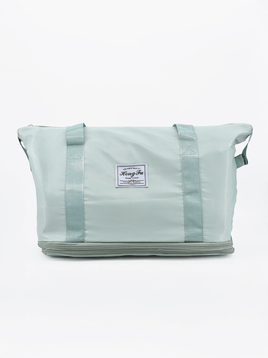 BOLSO TRIP PLEGABLE - VERDE AQUA 