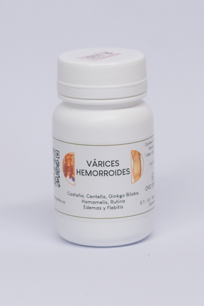 Circulación (Castaña, Centella, Hamamelis, Ginkgo Biloba y Rutina) 60 cápsulas