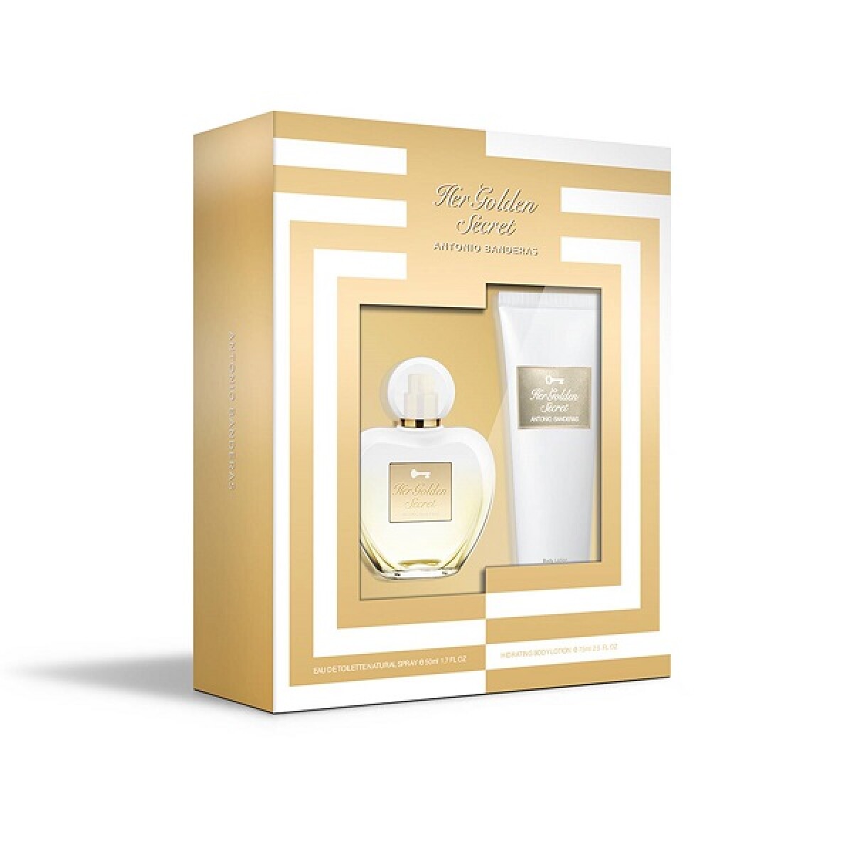 Perfume A. Banderas Her Golden Secret 50ml+body Lotion 75ml 