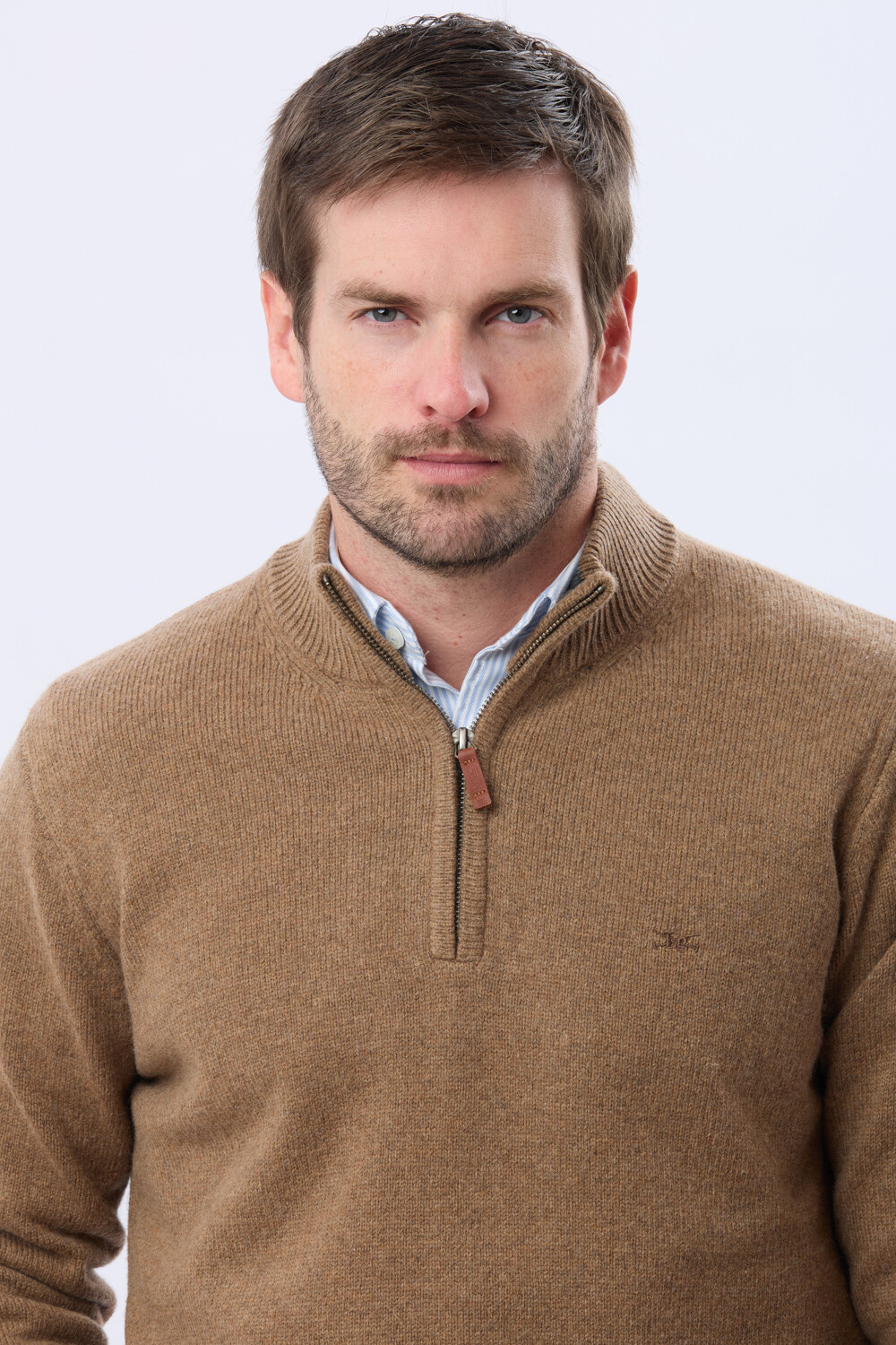 BUZO DE LANA DE ABRIGO Tostado