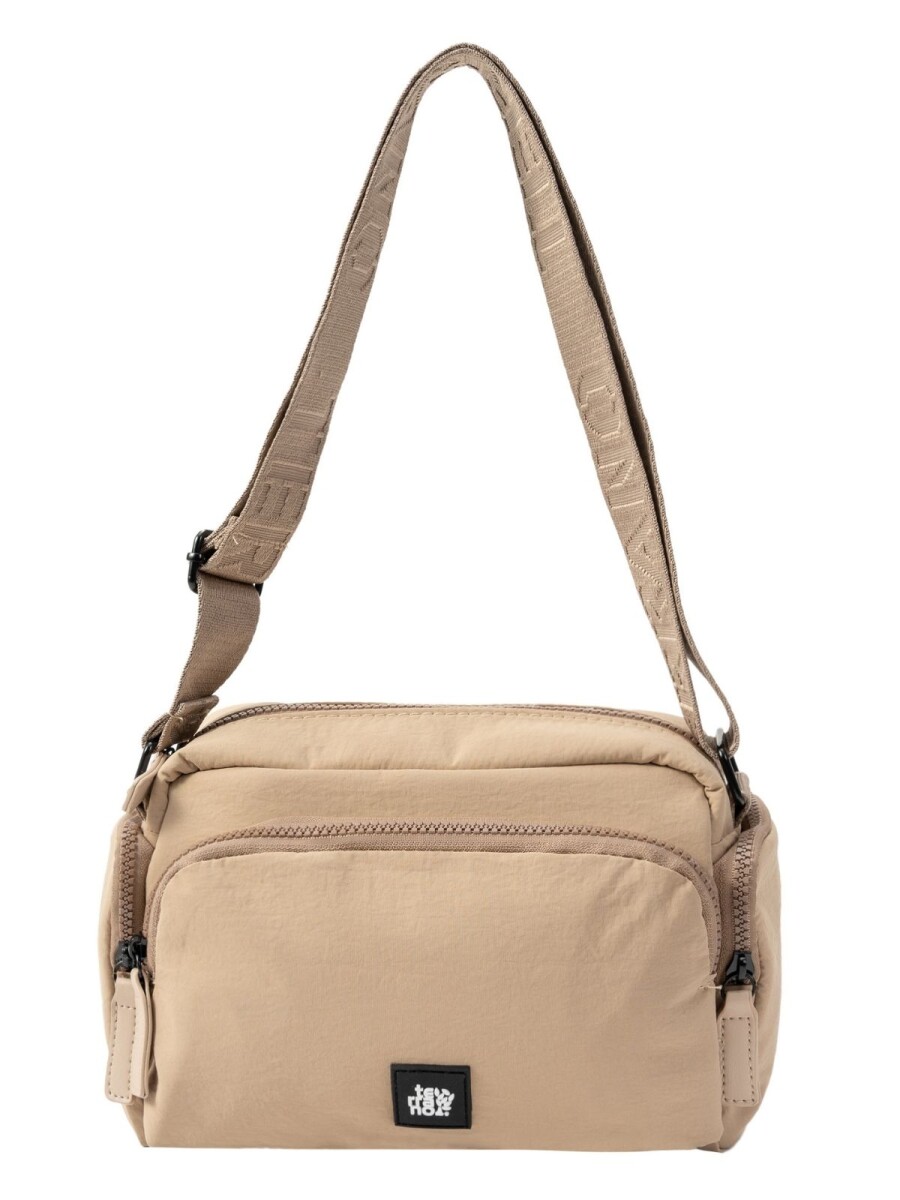 Bandolera M Tela - Beige 