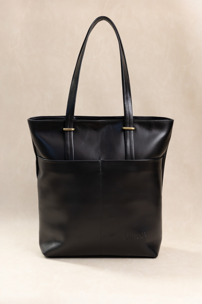 Cartera Inés - Negro Liso 