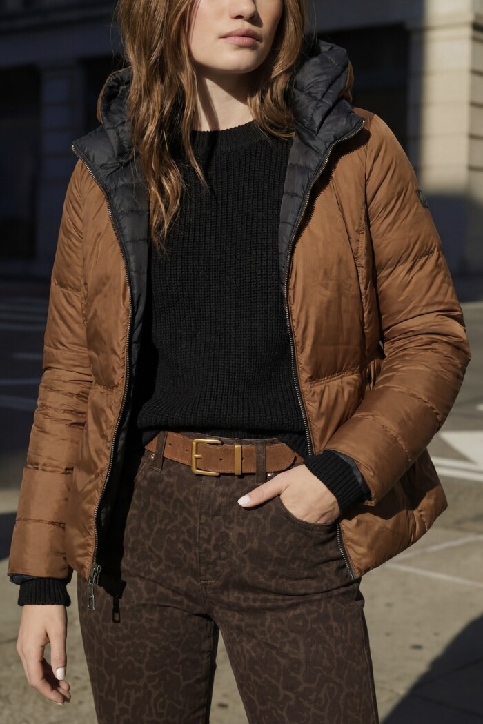 Campera Reversible Negro