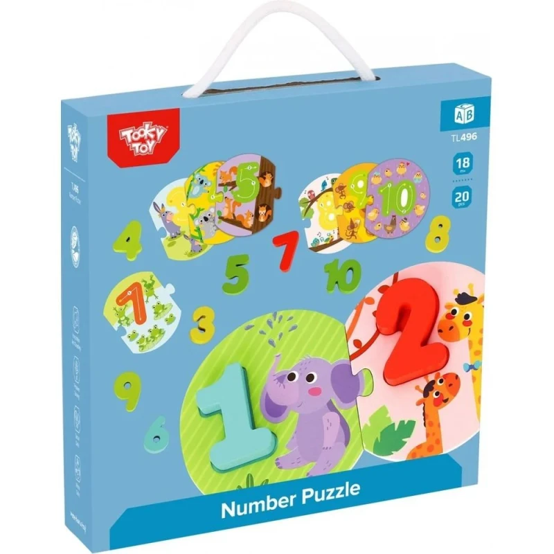 Puzzle grande de números Puzzle Grande De Números