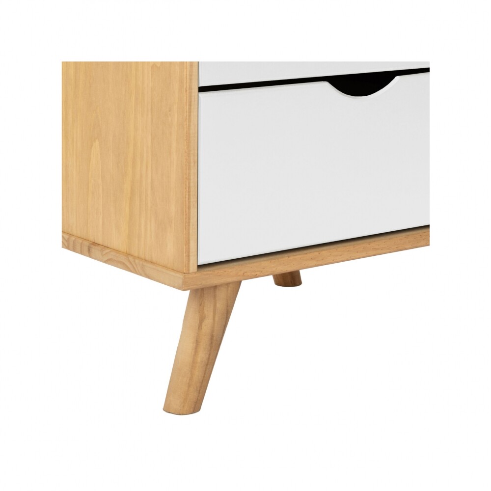 Aparador 4 Cajones - blanco y miel - Linea Dublin Aparador 4 Cajones - blanco y miel - Linea Dublin