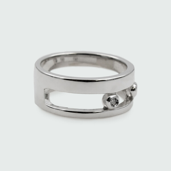 Anillo Jacinta de plata 925 y brillantes. Anillo Jacinta de plata 925 y brillantes.