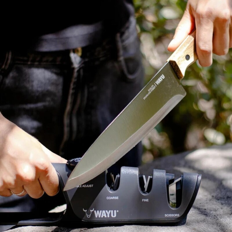 Cuchillo De Chef 8" Mango De Madera Wayu Cuchillo De Chef 8" Mango De Madera Wayu