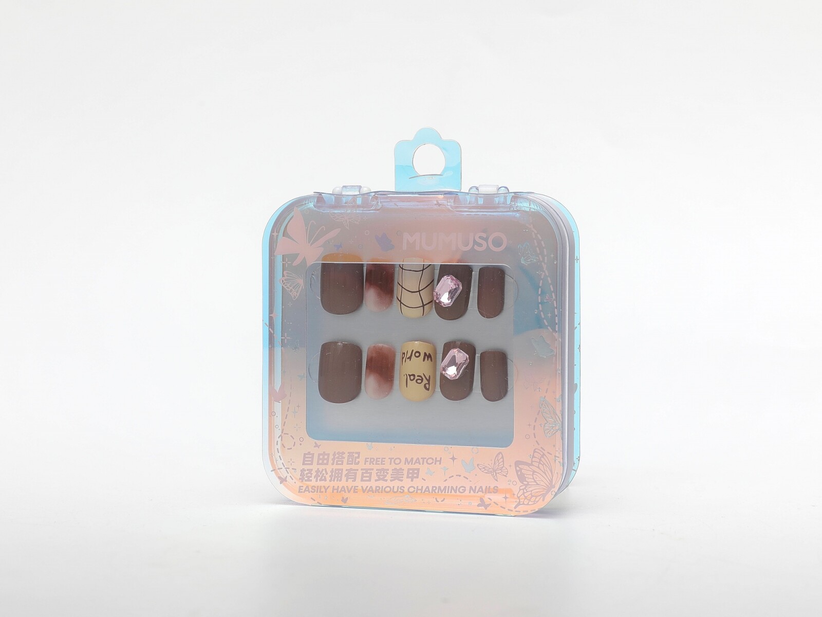 UÑAS PRESS ON (CHOCOLATE) 