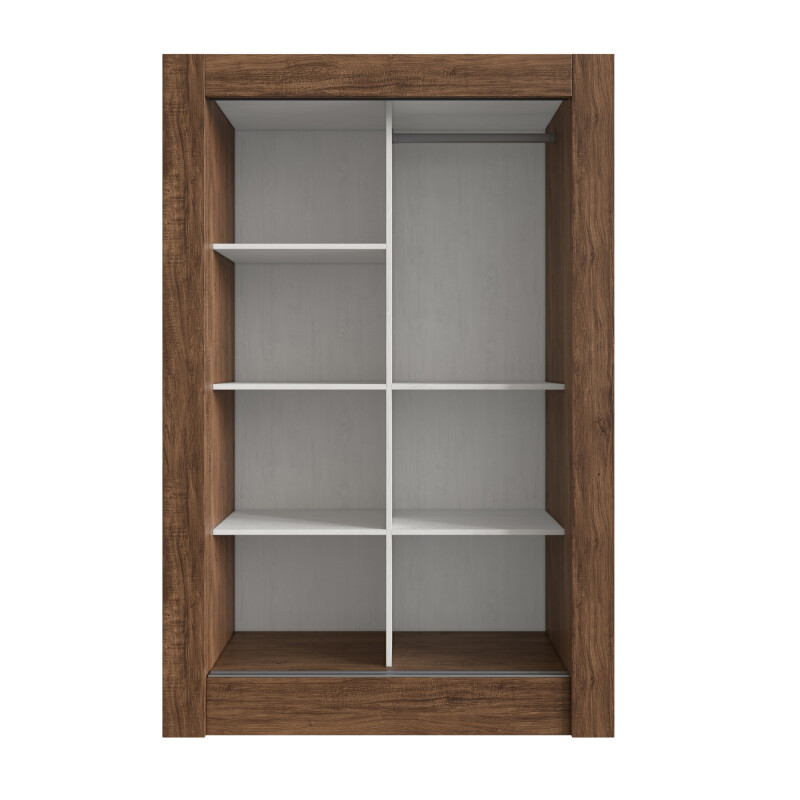 Copia - Ropero Placard 2 Puertas Corredizas C/espejo Dormitorio Negro