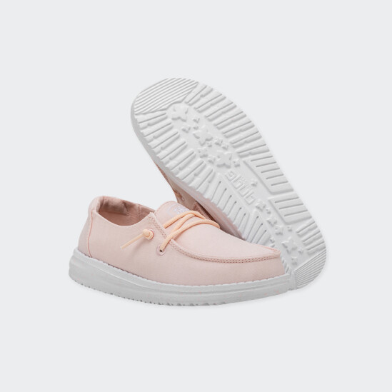 Zapatos Hey Dude Wendy Slub Canva Rosa