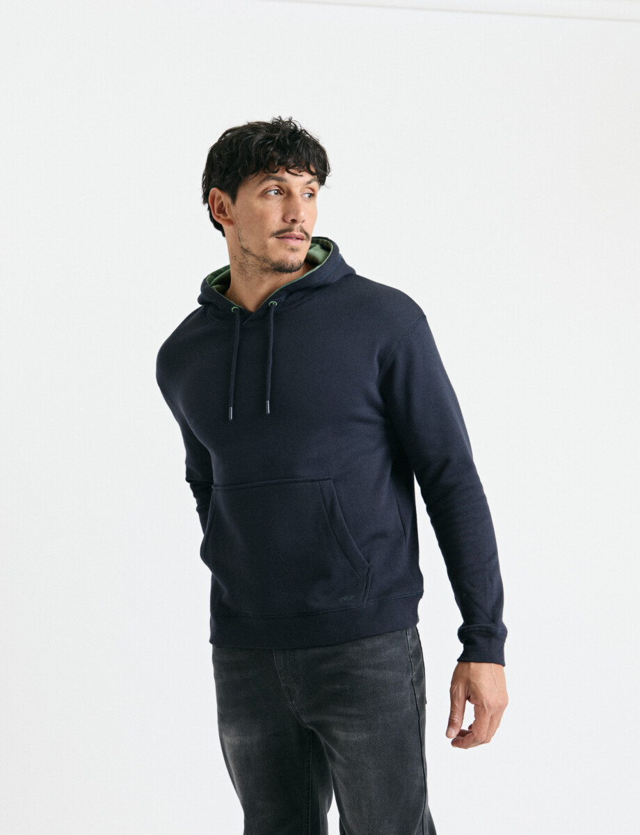 470914 SWEATER CANGURO HARRY Azul Oscuro